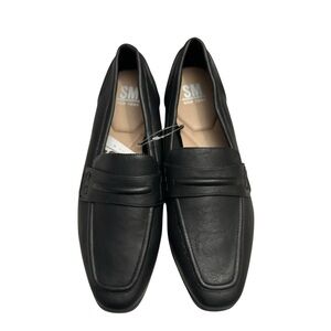 SM New York women's Black Loafers